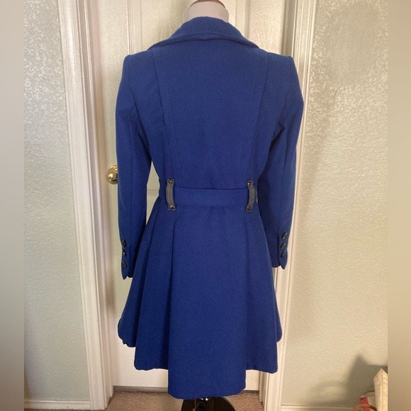 Steve Madden belted long peacoat - Picture 7 of 13